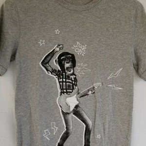 Circo Rock On Monkey Graphic Gray Tshirt L Junior